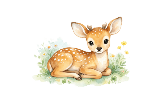 Download Cute Deer Png Cut File | Png Clipart - Png Collection
