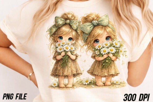 Download Cute Whimsical Girls PNG Designs - Png Collection