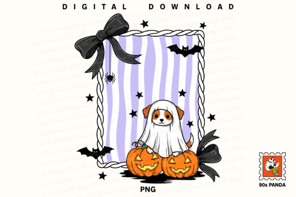 Download Halloween Dog Border Frame Ghost PNG - Png Collection