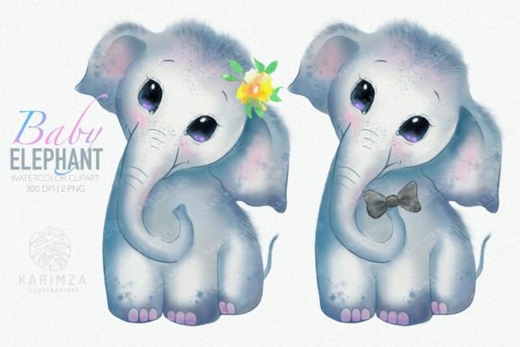 Download Cute Baby Elephant PNG Clipart - Png Collection
