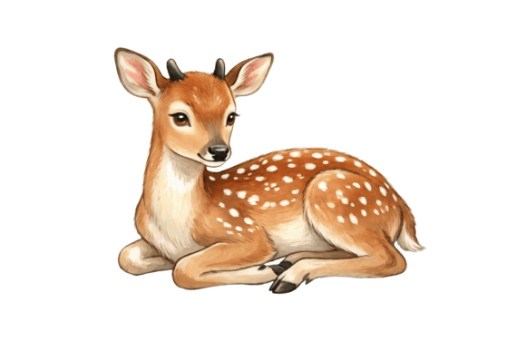 Download Cute Deer Png Cut File | Png Clipart - Png Collection