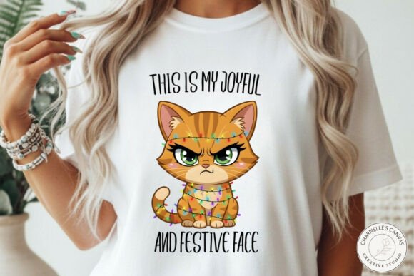 Download Grumpy Festive Cat PNG Clipart - Png Collection