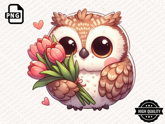 Download Cute Animal with Flowers Clipart PNG - Png Collection