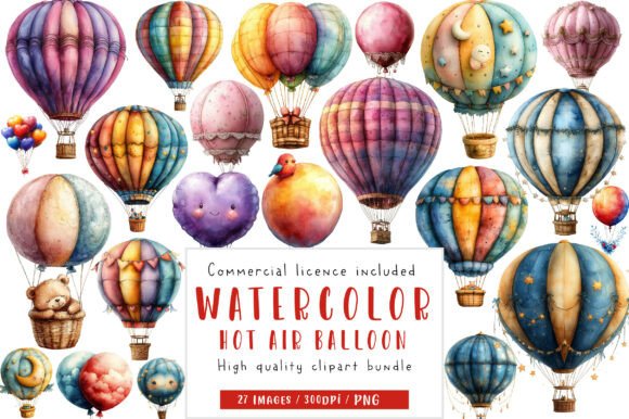 Download Hot Air Balloon Png, Pastel Balloons Png - Png Collection