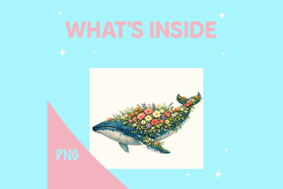 Download Botanical Whale PNG - Png Collection