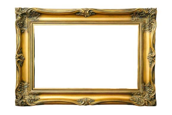Download Gold Picture Frame PNG Transparent - Png Collection