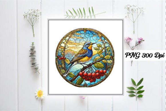 Download Meadowlark Stained Glass PNG Clipart - Png Collection