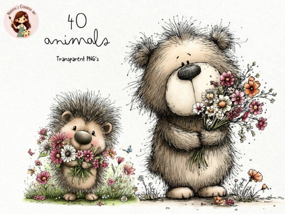 Download Spring Woodland Animals Clipart PNG - Png Collection