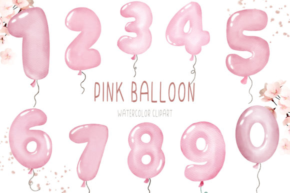 Download Watercolor Pink Balloon Clipart PNG - Png Collection