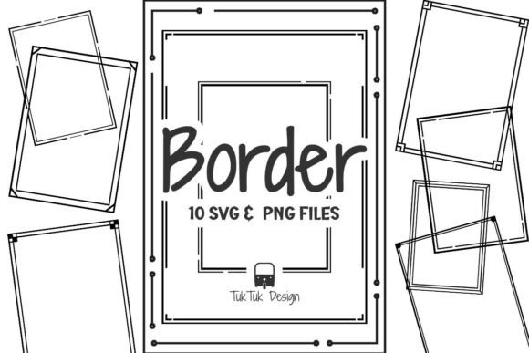 Download Rectangle Frame Border Set SVG PNG - Png Collection