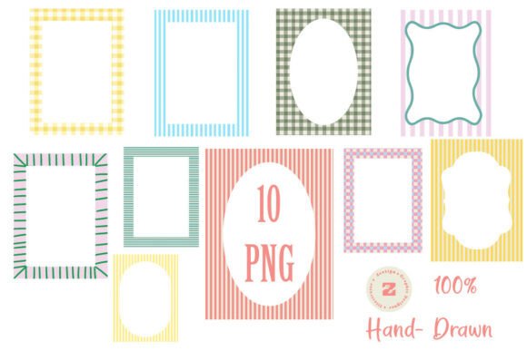 Download Retro Summer Border PNG Bundle - Png Collection