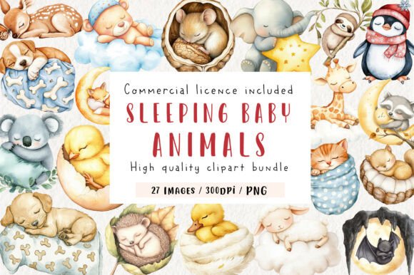 Download Sleeping Baby Animal, Sweet Dreams PNG - Png Collection