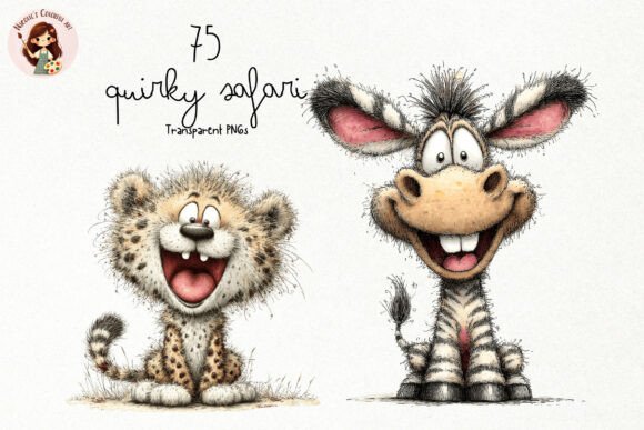 Download Quirky Safari Animals PNG Clipart - Png Collection