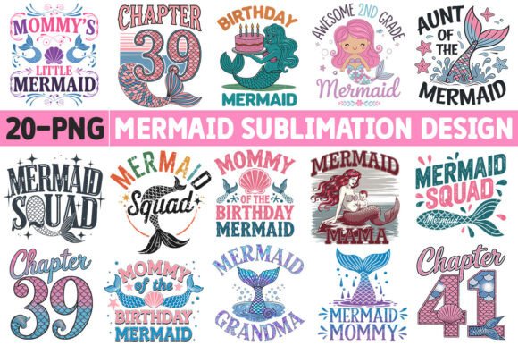 Download Mermaid-Sublimation PNG Design - Png Collection