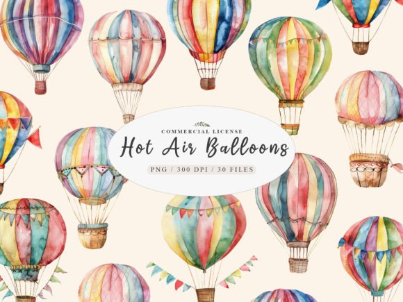 Download Hot Air Balloon Png, Pastel Balloons Png - Png Collection