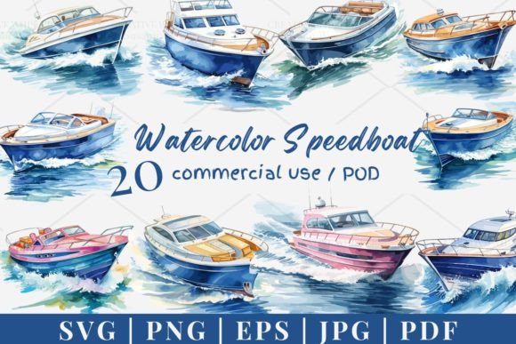 Download 20 Speedboat Vector, SVG, PNG 958 - Png Collection