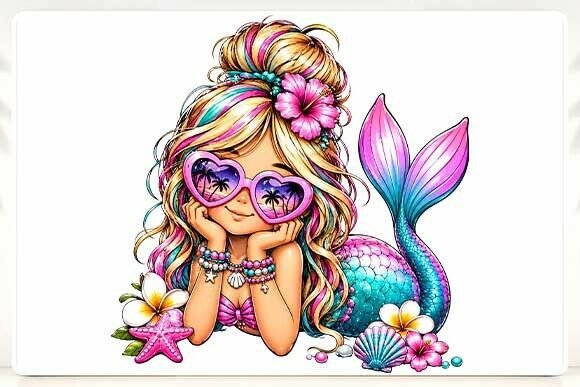 Download Cute Mermaid Girl PNG - Png Collection
