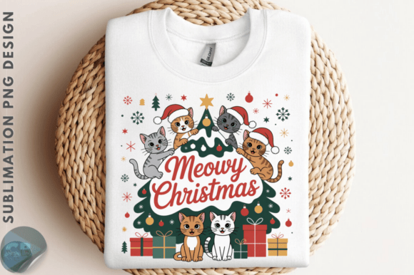 Download Meowy Christmas PNG - Png Collection