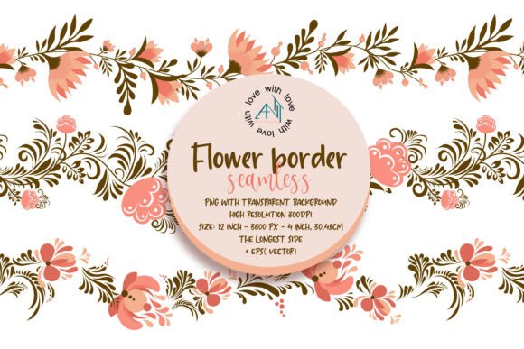 Download Floral Border Clipart. Vector Flower Png - Png Collection