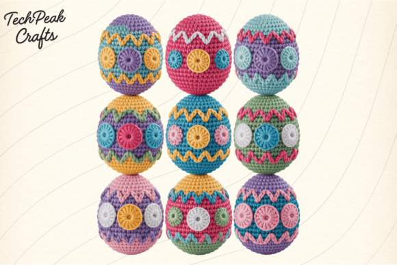 Download Crochet Easter Eggs PNG - Png Collection