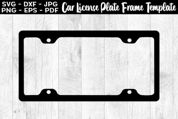 Download Car License Plate Frame Template PNG - Png Collection