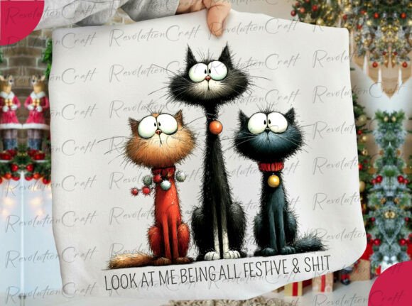 Download Look at Me Being All Festive, Cat Png - Png Collection