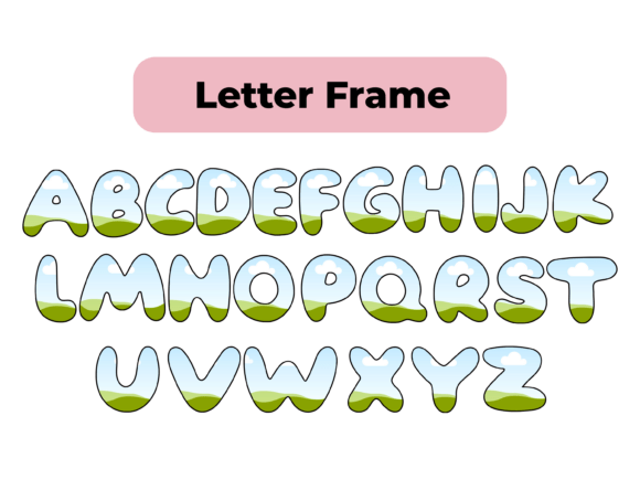 Download Alphabet Letter Frame for Canva - Alphabet Collection