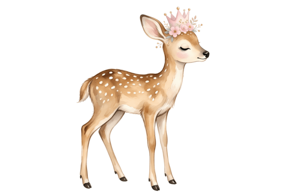 Download Cute Deer Png | Fairy Garden Png - Png Collection