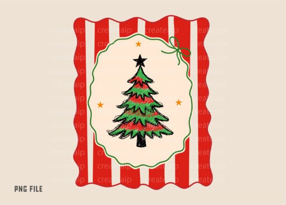 Download Cute Christmas Tree Coquette Frame PNG - Png Collection