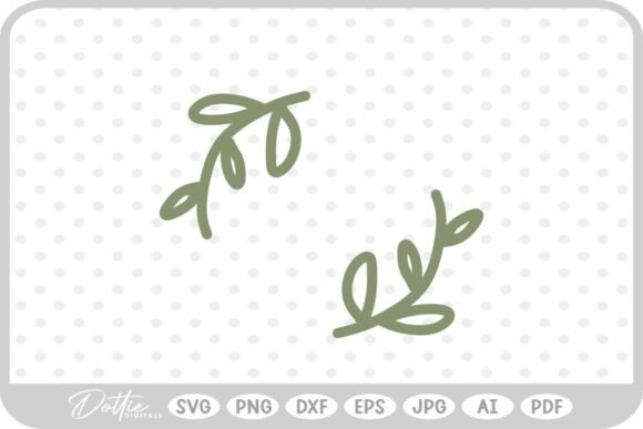 Download Vine Leaf Border Line Doodle SVG PNG DXF - Png Collection