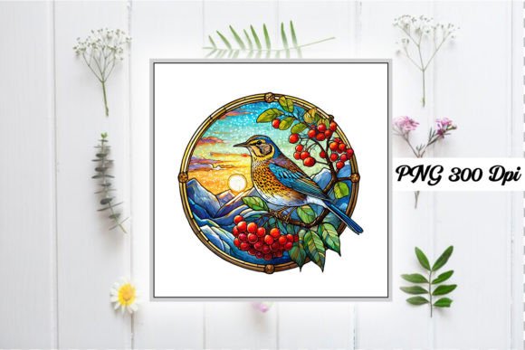 Download Meadowlark Stained Glass PNG Clipart - Png Collection