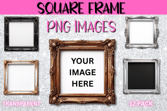 Download Square Frame Transparent Images PNG Pack - Png Collection