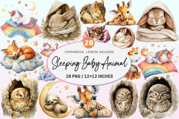 Download Sleeping Baby Animal, Sweet Dreams PNG. - Png Collection