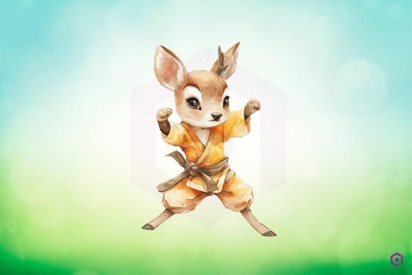 Download Kung Fu Deer Clipart PNG - Png Collection
