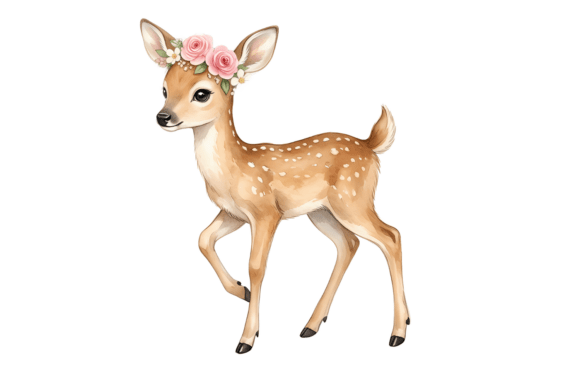 Download Cute Deer Png | Fairy Garden Png - Png Collection