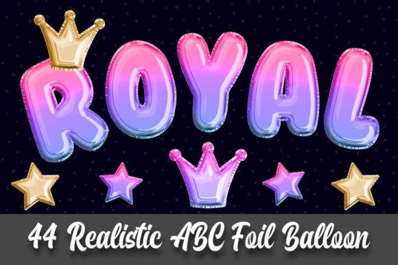 Download Royal Pink Alphabet Foil Balloon Clipart - Alphabet Collection