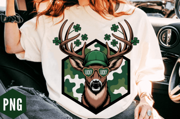 Download St Patrick's Lucky Deer Clipart PNG Desi - Png Collection